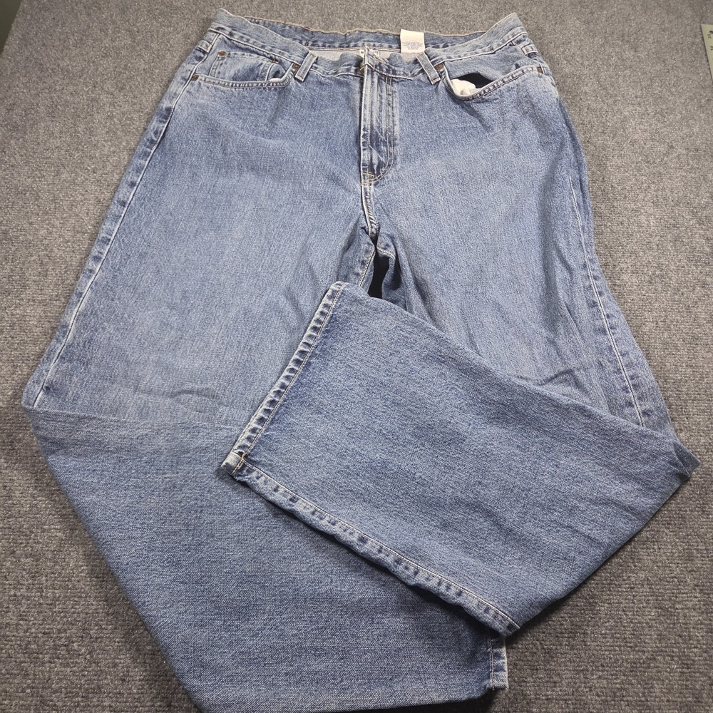 Lucky Brand Dungarees 218 Bootleg Low Rise Blue Jeans Size 38 (Fit 36x32)